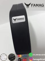 Pulseira Magnética preta com infra vermelho longo e neodímio.