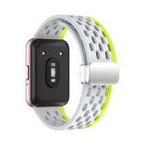 Pulseira Magnética Samsung Galaxy Fit 3 Com Fivela De Metal E Faixa De Silicone Respirável