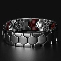 Pulseira Magnética Terapia Equilíbrio Infravermelho Grossa