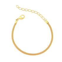 Pulseira Malha Italiana - Banhada em Ouro 18k Pulseira Malha Italiana - Banhada em Ouro 18k