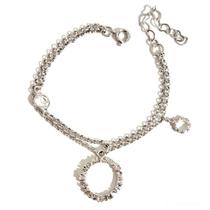 Pulseira Mandala Ave Maria Ródio com Zircônias e Cristais Pulseira Mandala Ave Maria Ródio com Zircônias e Cristais