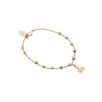 Pulseira Mariana Nossa Senhora das Graças Perolada 4mm Pulseira Mariana Nossa Senhora das Graças Perolada 4mm