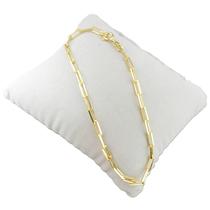 Pulseira Masculina 19cm 3mm Largura Folheado Ouro 18K PL443