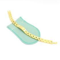 Pulseira Masculina 20Cm 1Cm Largura Folheada Ouro Pl252 Pulseira Masculina 20Cm 1Cm Largura Folheada Ouro Pl252