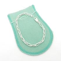 Pulseira Masculina 20Cm 4Mm Largura Folhado Prata Pl353A
