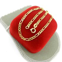 Pulseira Masculina 21Cm 3Mm Largura Folheado Ouro Pl475D