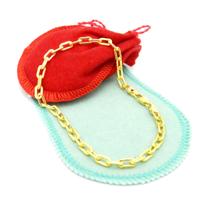 Pulseira Masculina 21cm 4mm Largura Folheado Ouro 18k PL467