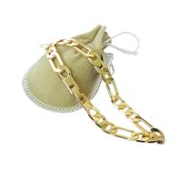 Pulseira Masculina 21cm 7mm Largura Folheada Ouro 18k PL261