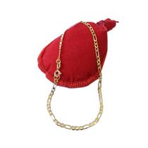 Pulseira Masculina 22cm 3mm Largura Folheado Ouro 18k PL475