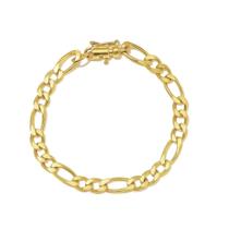 Pulseira Masculina 3x1 - 7 mm - Banhada em Ouro 18k