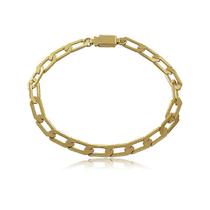 Pulseira Masculina Banhada Ouro 18K 6Mm Para Homem