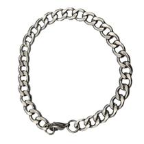 Pulseira Masculina Bracelete de Aço Inox Largura 8mm Resistente Grossa Pulseira Masculina Bracelete de Aço Inox Largura 8mm Resistente Grossa