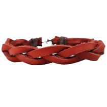 Pulseira Masculina Bracelete Estilo Trançado Ajustável