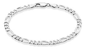 Pulseira Masculina Cor Prata 3x1 Corrente Bracelete Aço Inox - PLB Pulseira Masculina Cor Prata 3x1 Corrente Bracelete Aço Inox - PLB