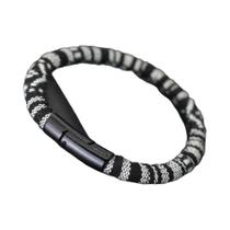 Pulseira Masculina De 6mm Em Corda De Tecido Étnico Boêmio Grau a - Acessório De Praia E Presente