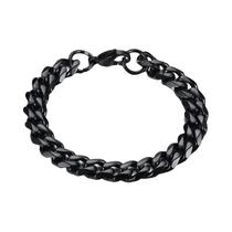 Pulseira Masculina de Aço Inoxidável - Corrente Miami Curb (3-11mm) - Estilo Robusto