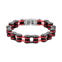 Pulseira Masculina De Aço Inoxidável Estilo Punk Rock Biker, Corrente De Bicicleta, Joia Da Moda
