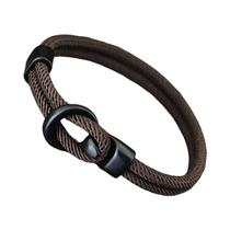 Pulseira Masculina de Paracord Dupla Camada - Ideal para Acampamento e Sobrevivência