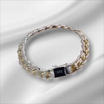 Pulseira Masculina e Feminina em Prata 925 Estilo Grumet Brilho Intenso e Fecho Seguro Pulseira Masculina e Feminina em Prata 925 Estilo Grumet Brilho Intenso e Fecho Seguro