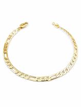 Pulseira Masculina Elo 3x1 Banhado a Ouro 18k