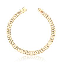 Pulseira Masculina Elo Duplo Grumet Ouro Puro 10k Gaveta Pulseira Masculina Elo Duplo Grumet Ouro Puro 10k Gaveta