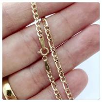 Pulseira Masculina Em Ouro 18k 750 Elos 3x1