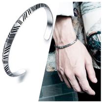 Pulseira Masculina Executiva Aço Cirúrgico Bracelete Tribal Motorcycle Custom Ajustável Pulseira Masculina Executiva Aço Cirúrgico Bracelete Tribal Motorcycle Custom Ajustável