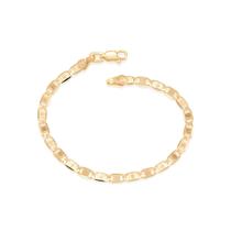 Pulseira Masculina Folheada Ouro 18k Diamantada Trabalhada