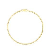 Pulseira masculina grumet 3mm - Banhado em ouro 18k