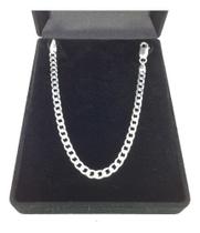Pulseira Masculina Grumet 5mm Em Prata 925 Maciça Bela Peça