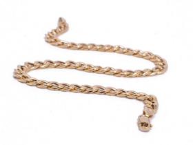 Pulseira Masculina Grumet De Ouro 18k Fecho Mosquetão Pulseira Masculina Grumet De Ouro 18k Fecho Mosquetão