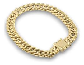 Pulseira Masculina Grumet Dupla 18cm Ouro 18k 750 Gaveta 10g Dourado 6 Cm 18 Cm Pulseira Masculina Grumet Dupla 18cm Ouro 18k 750 Gaveta 10g Dourado 6 Cm 18 Cm