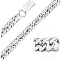 Pulseira Masculina Grumet Duplo 6mm Prata 925 Nao descasca