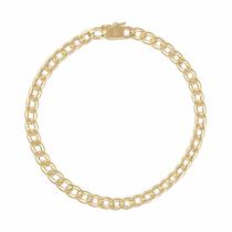 Pulseira Masculina Grumet Fecho Gaveta Jóia Ouro 18k