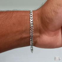 Pulseira Masculina Grumet Prata 925 5mm Joia Exclusiva