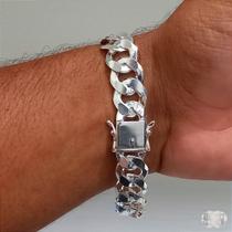 Pulseira Masculina Grumet Prata 925 com Fecho Gaveta 13mm Grossa Pulseira Masculina Grumet Prata 925 com Fecho Gaveta 13mm Grossa