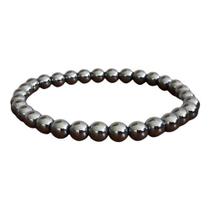 Pulseira Masculina Hematita Esfera Pequena - Fortalecimento Pulseira Masculina Hematita Esfera Pequena - Fortalecimento