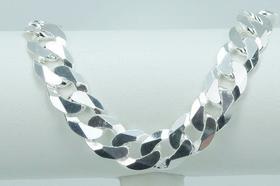 Pulseira Masculina Italiana Grumet 12mm Em Prata 925 Pulseira Masculina Italiana Grumet 12mm Em Prata 925