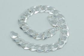 Pulseira Masculina Italiana Grumet 7.5mm Em Prata 925-maciça