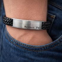 Pulseira Masculina Melhor Pai - Estilo e Personalidade Pulseira Masculina Melhor Pai - Estilo e Personalidade