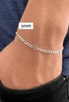Pulseira Masculina na Prata 925 Legítima