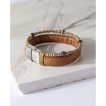 Pulseira Masculina Ocre Olho de Gato