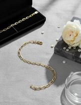 Pulseira Masculina Ouro 18k 750 21 Cm Laço 4.6 Certificado Dourado Pulseira Masculina Ouro 18k 750 21 Cm Laço 4.6 Certificado Dourado