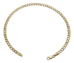 Pulseira Masculina Ouro 18k 750 Grumet 3.4 18 Cm. Novidade Pulseira Masculina Ouro 18k 750 Grumet 3.4 18 Cm. Novidade