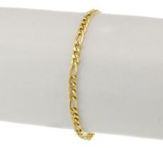 Pulseira Masculina Ouro 18k 750 Grumet 3x1 3.0 20 Cm Garant.