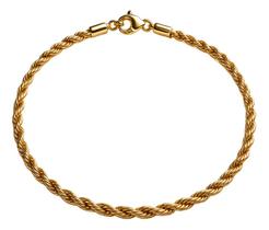 Pulseira Masculina Ouro 18K Banhada Trançada Luxo Fina Presente Pulseira Masculina Ouro 18K Banhada Trançada Luxo Fina Presente