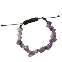 Pulseira Masculina Pedra Ametista Signo Peixes Elementum