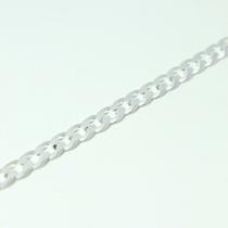 Pulseira Masculina Prata Legitima 925 Grumet 5 Mm / Prata 925 / 21