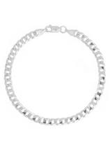 Pulseira Masculina Prata Maciça 925 Grumet 5mm