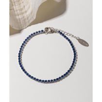 Pulseira Masculina Riviera Azul Prateado